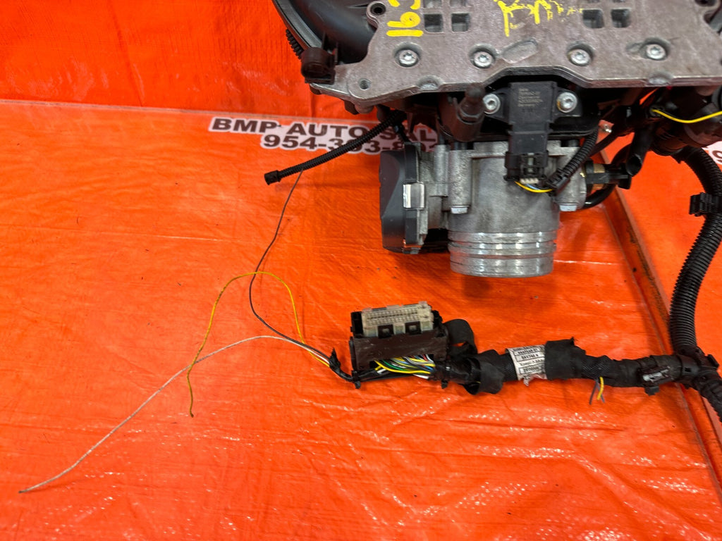2016 16 BMW 328i   INTAKE MANIFOLD ASSEMBLY W/ THROTTLE BODY   OEM FACTORY1