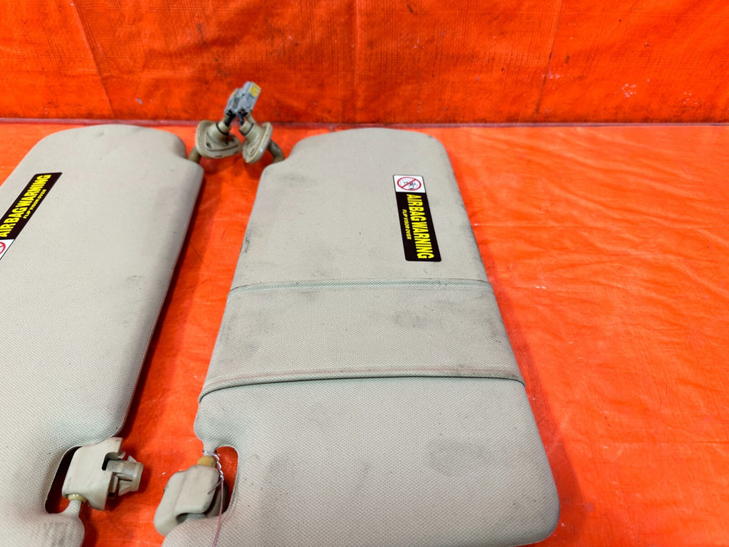 04 05 ACURA TSX   LEFT AND RIGHT SUN VISORS PAIR SET   OEM FACTORY OE #2917