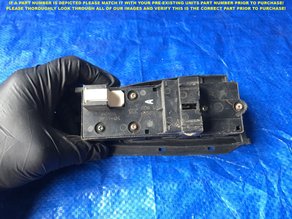 OEM 1996 1997 1998 1999 00 HONDA CIVIC SEDAN DRIVER LEFT MASTER WINDOW SWITCH _2