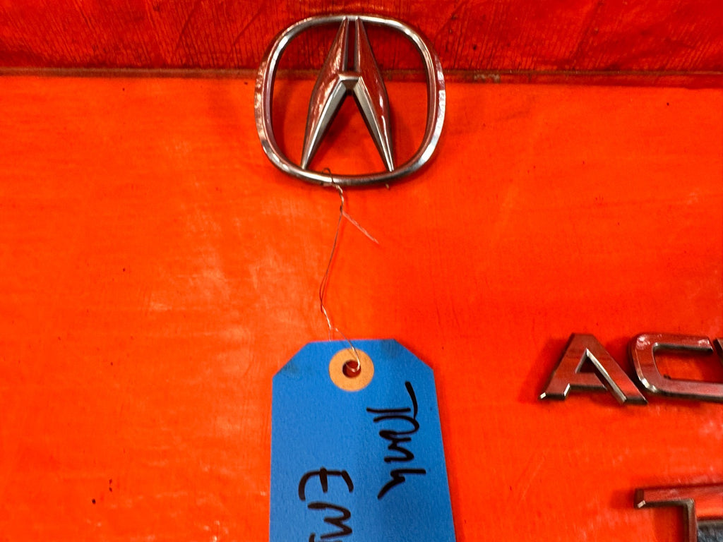 09 14 ACURA TSX   TRUNK MOUNTED BADGE EMBLEM SET   A   ACURA   TSX   OEM #3216
