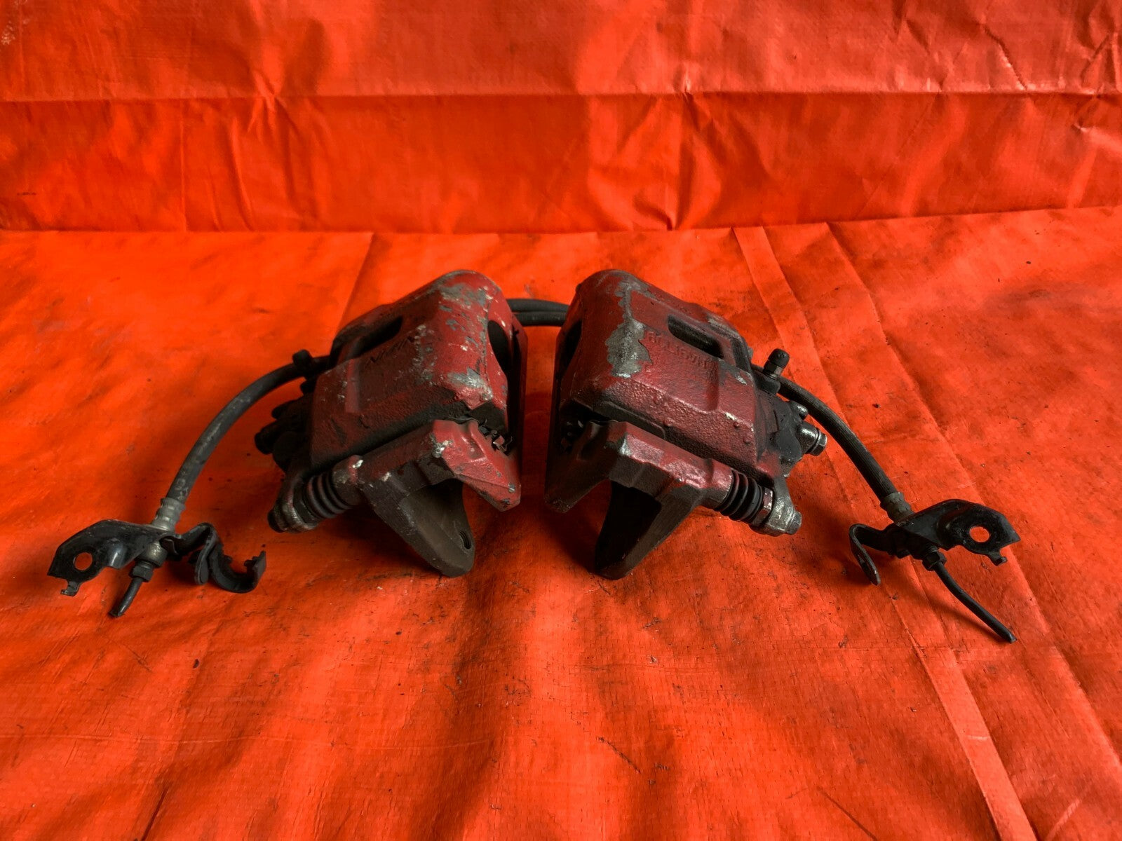OEM 2008 08 HONDA CIVIC SI   DRIVER LEFT PASSENGER RIGHT FRONT BRAKE CALIPER SET8