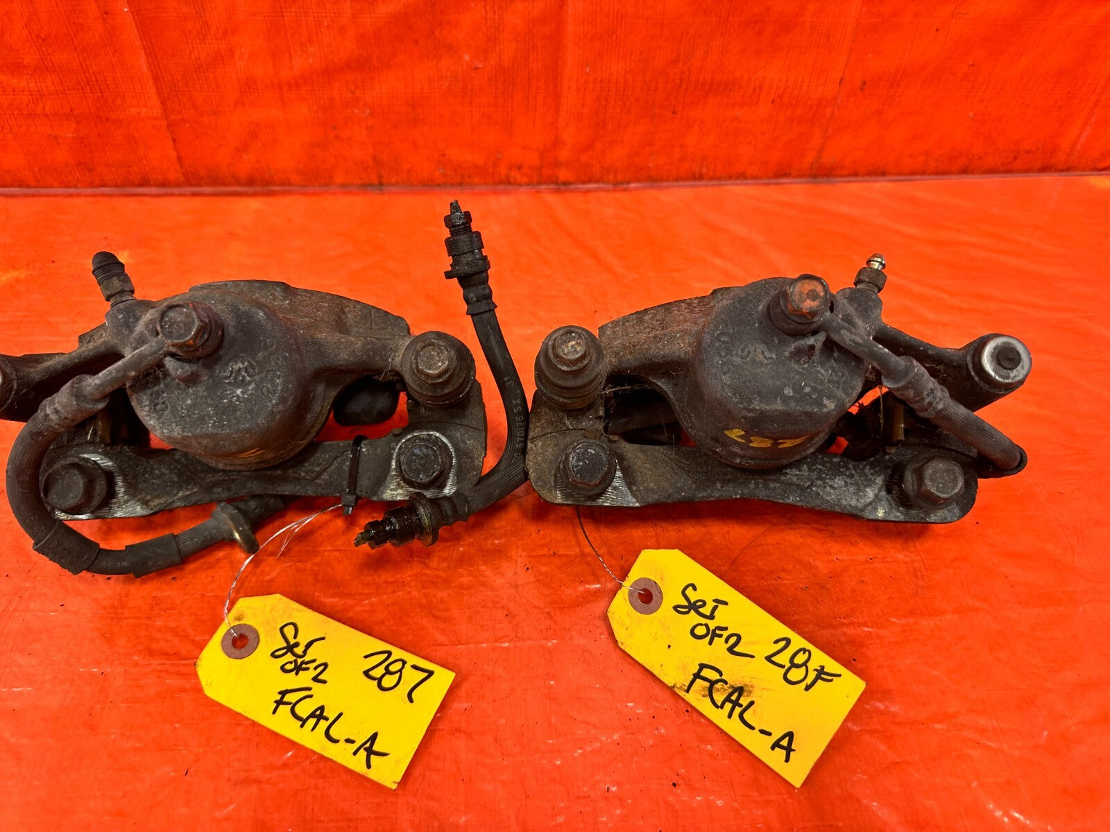 96 00 HONDA CIVIC   DX CX LX GX   FRONT BRAKE CALIPERS LEFT RIGHT CALIPER OEM 876