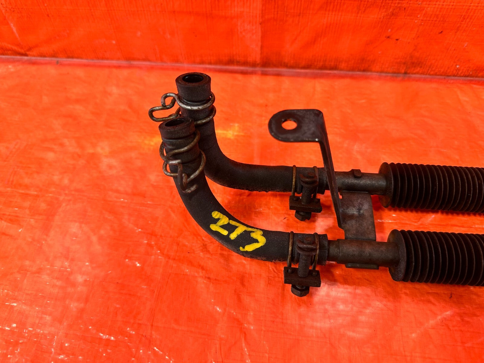 92 96 HONDA PRELUDE   POWER STEERING OIL COOLER LINE   OEM FACTORY #2737
