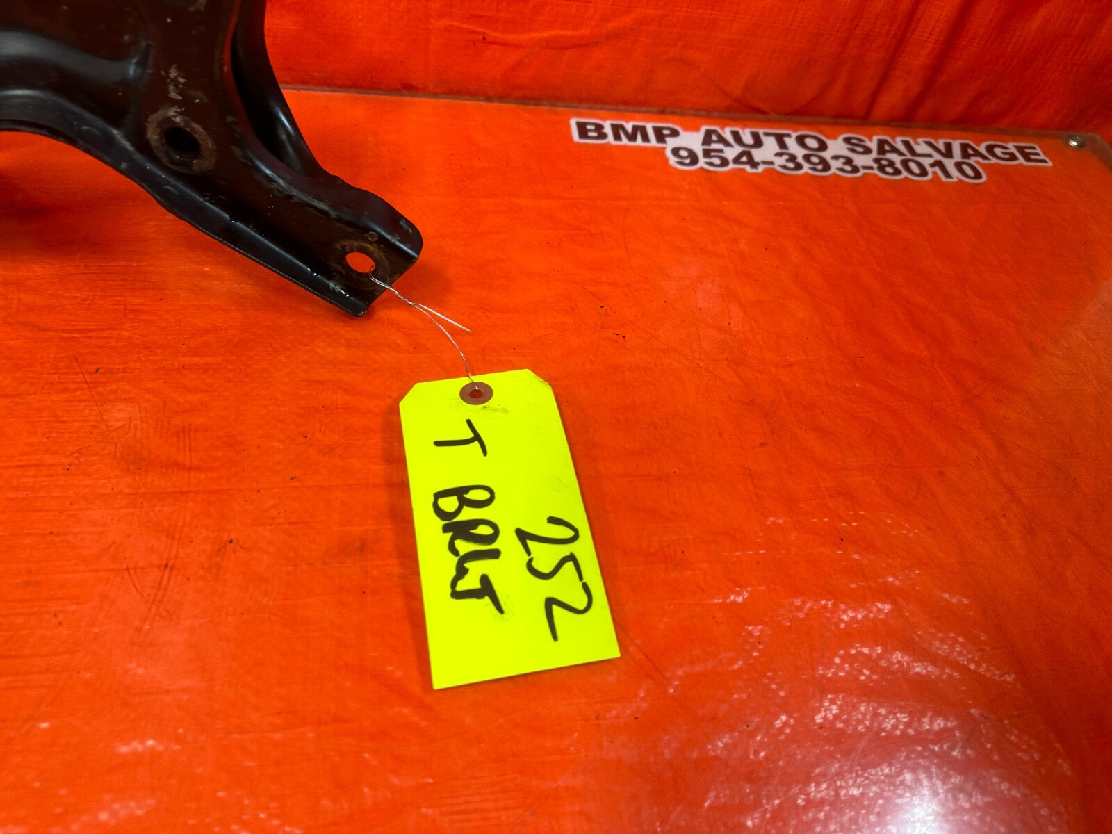 97 01 HONDA PRELUDE AUTOMATIC REAR TRANSMISSION BRACKET T BRACKET OEM #2524
