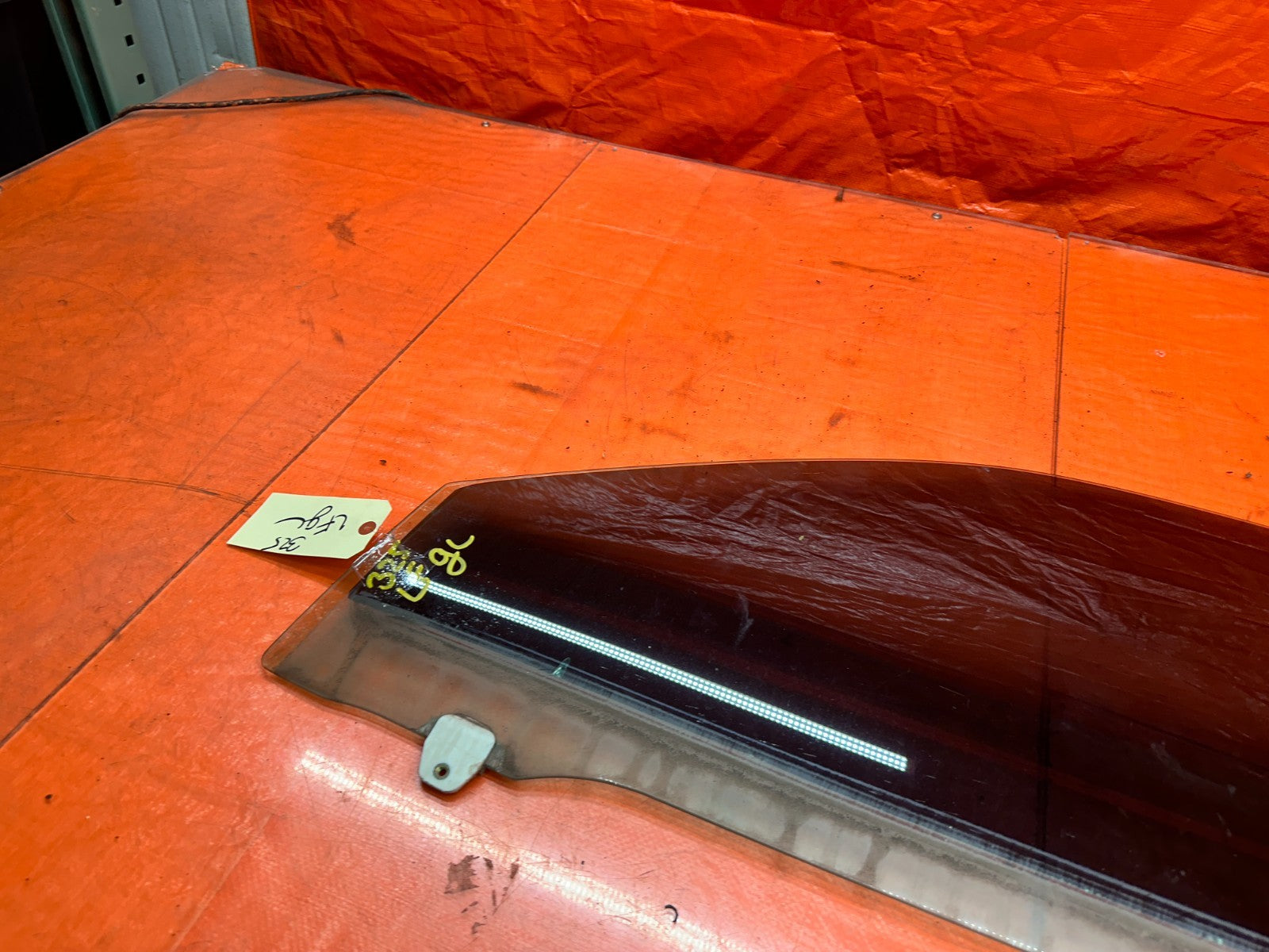 97 01 HONDA PRELUDE 2.2L DRIVER LEFT DOOR DOORGLASS WINDOW GLASS OEM #33511