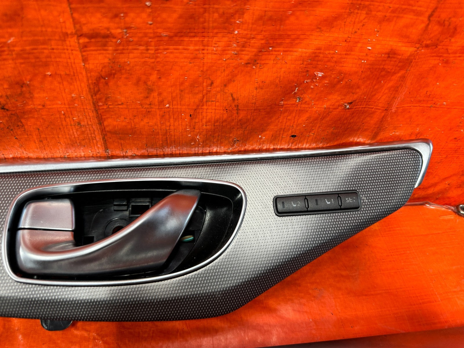 14 20 INFINITI Q50 CARBON FIBER INTERIOR TRIM CUP HOLDERS DOOR PANEL AC VENTS9