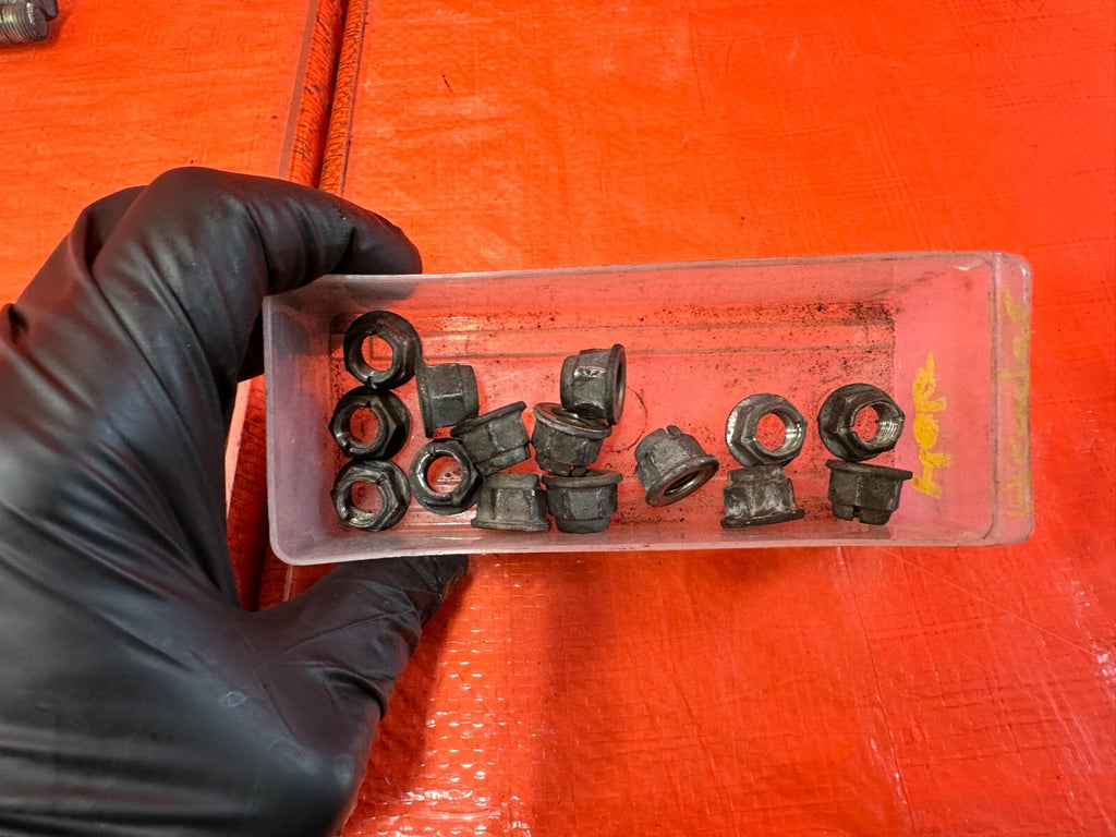02 10 LEXUS SC430   EXHAUST MANIFOLD HEADER BOLT SET BOLTS HARDWARE   OEM #2615