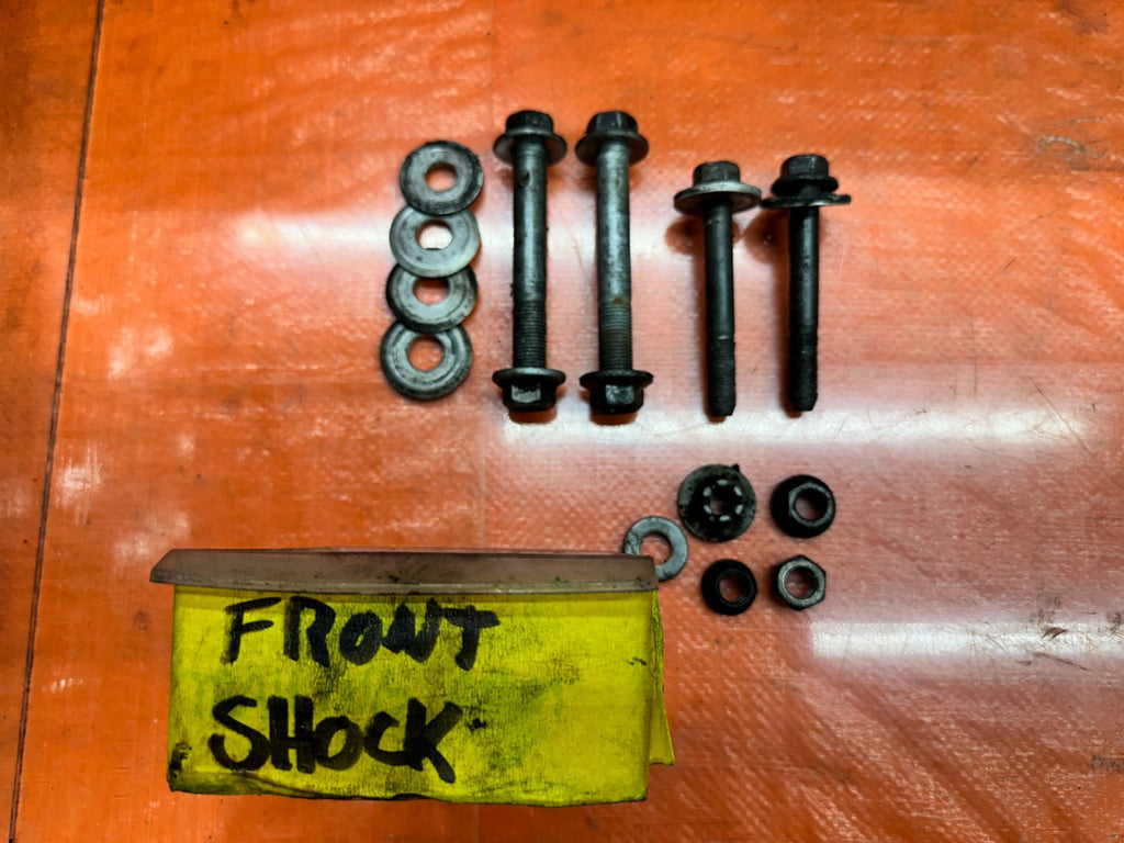 04-08 ACURA TL 3.2L V6 FRONT STRUT SHOCK MOUNT BOLTS HARDWARE PAIR OEM #3470