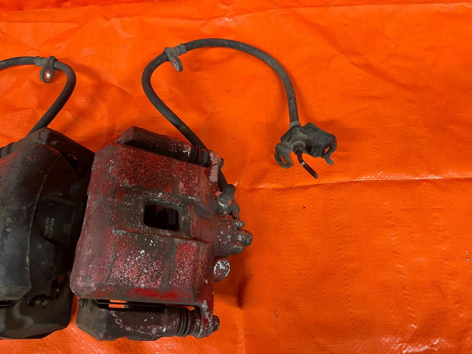 06 11 HONDA CIVIC SI   FRONT BRAKE CALIPER CALIPERS    LEFT AND RIGHT   OEM OE }1