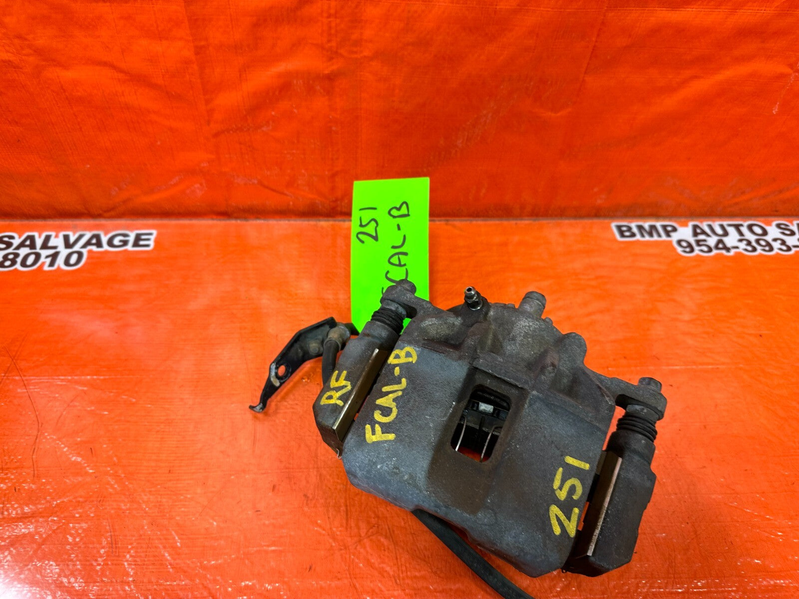 08 12 HONDA ACCORD   PASSENGER RIGHT FRONT BRAKE CALIPER   OEM FACTORY #2516