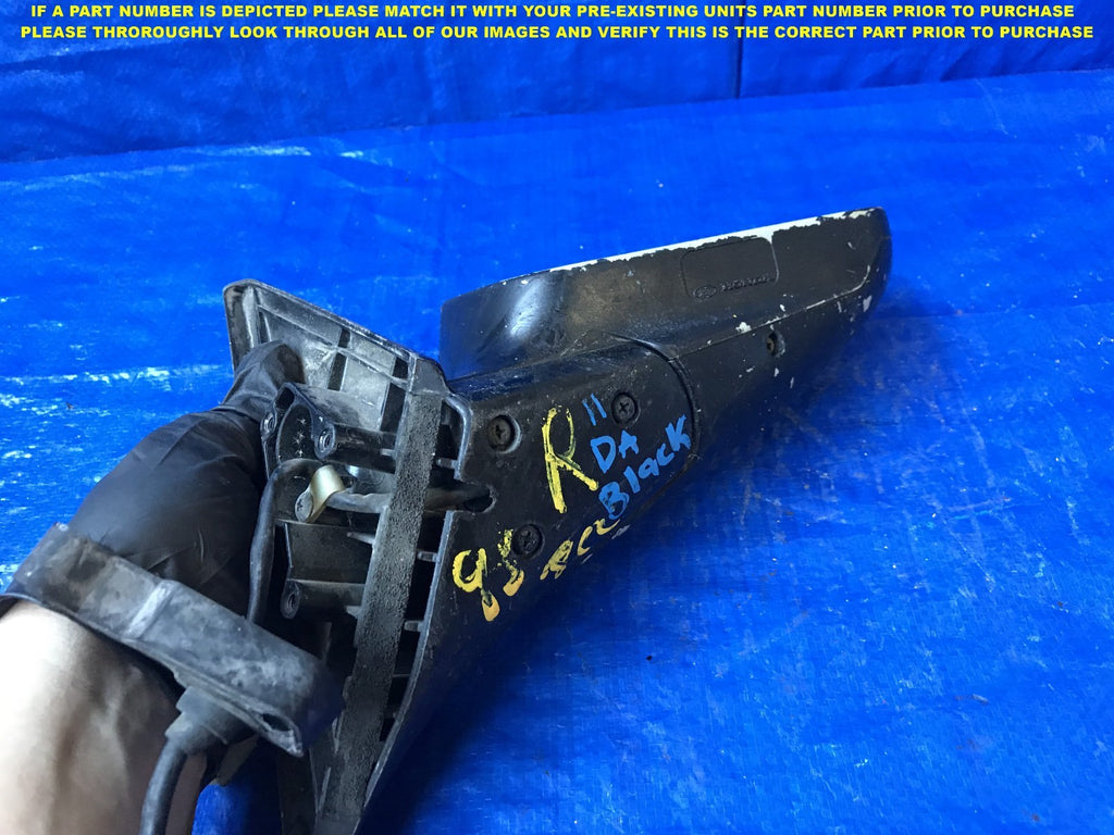 OEM 1990 1991 1992 1993 ACURA INTEGRA SEDAN PASSENGER RIGHT SIDE VIEW MIRROR,  4