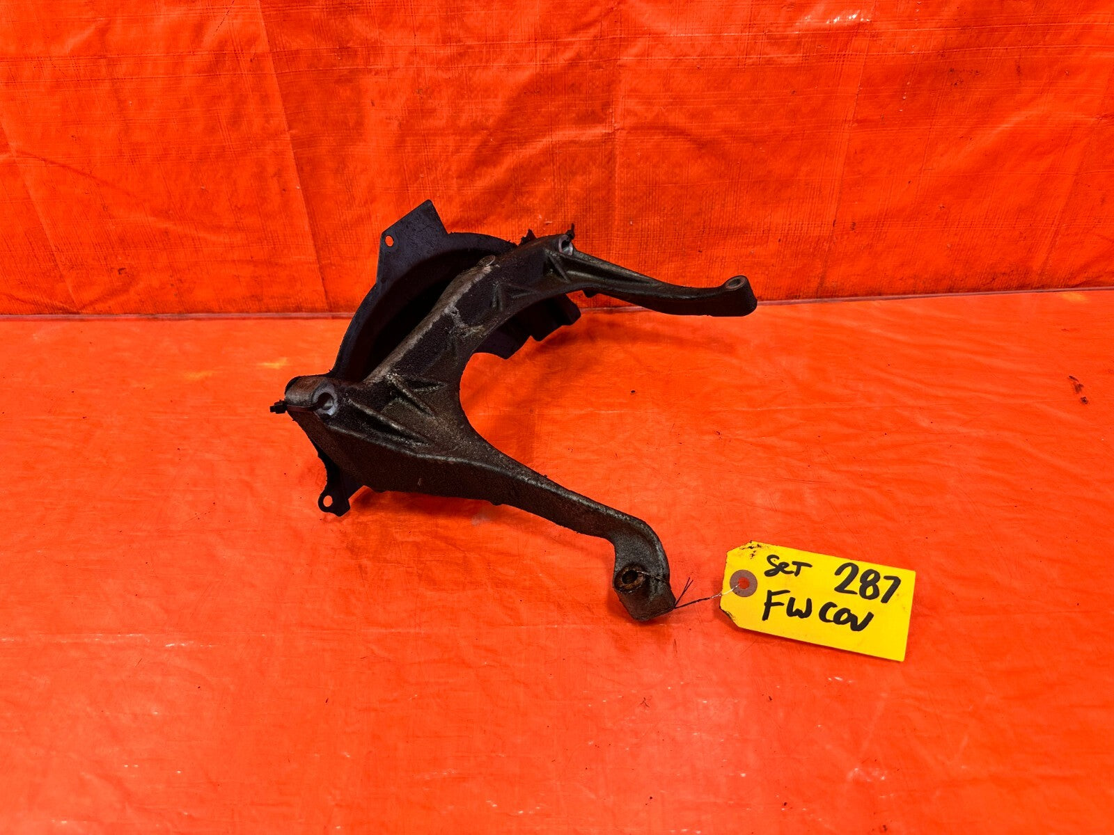 96 00 HONDA CIVIC   AUTOMATIC ENGINE STIFFENER TRANSMISSION ALUMINUM BRACKET 2870