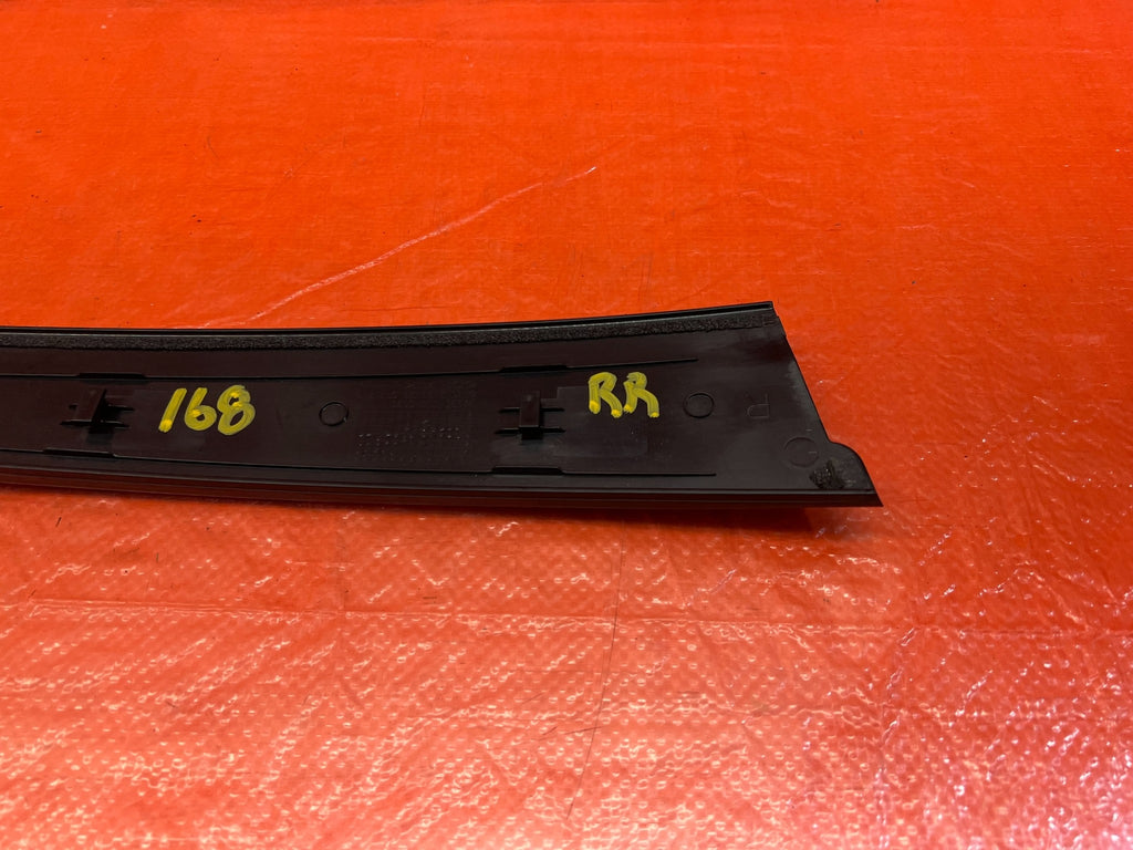09 14 ACURA TSX   PASSENGER RIGHT REAR DOOR SASH TRIM MOLDING   OEM #1688