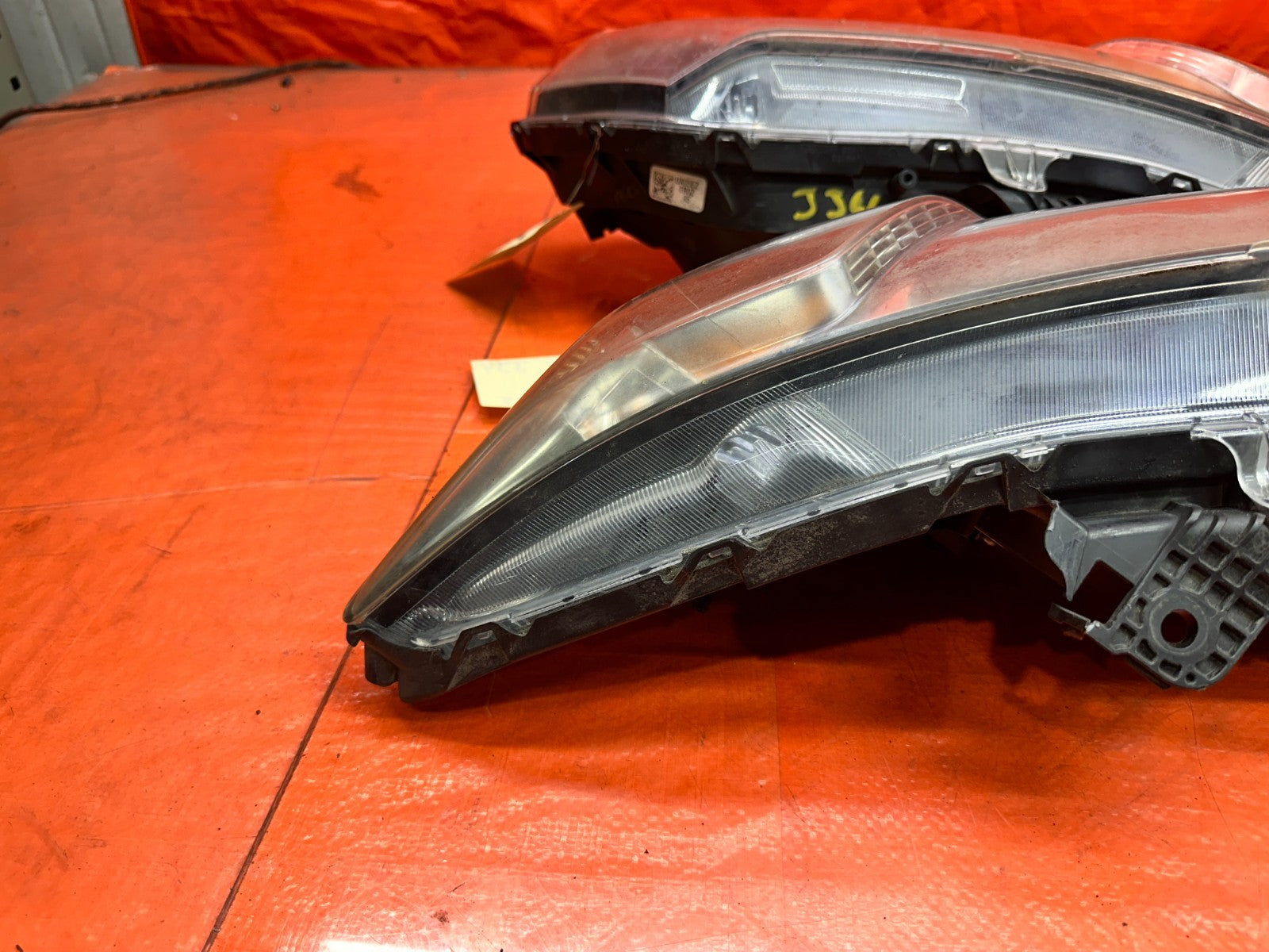 13 15 HONDA CIVIC SI 4D 2.4L FRONT LEFT RIGHT HEADLIGHT LAMP ASSEMBLY SET OEM #317
