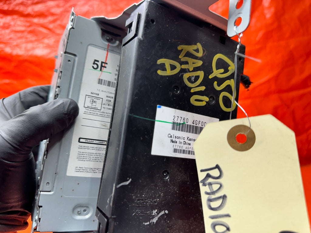 14-19 INFINITI Q50 4D A/V AV RADIO RECEIVER AMP CD PLAYER 28330 4HB3A OEM #Q509