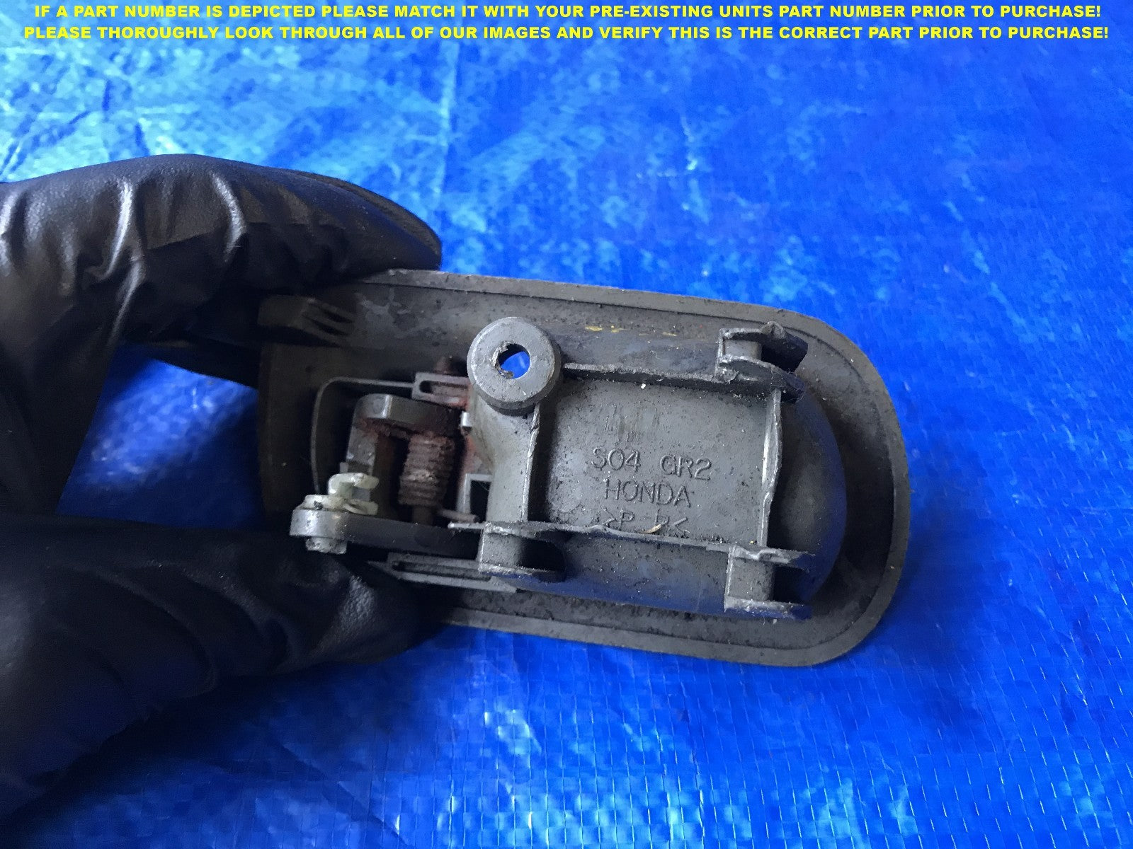 OEM 1996 1998 HONDA CIVIC SEDAN PASSENGER RIGHT REAR INTERIOR DOOR HANDLE    1