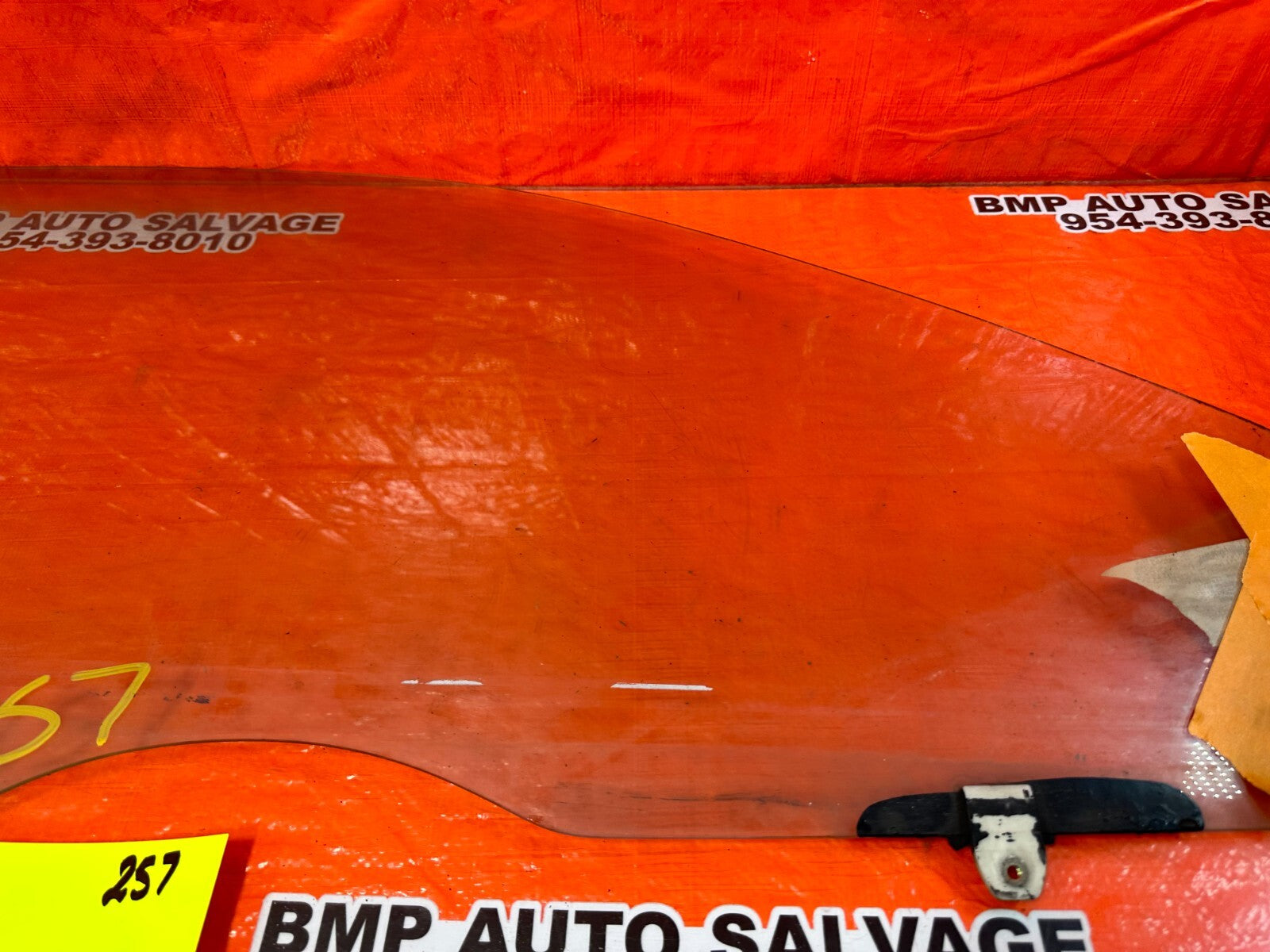 92 95 HONDA CIVIC   COUPE & HATCH   DOOR GLASS WINDOW   PASSENGER RIGHT OEM 2573