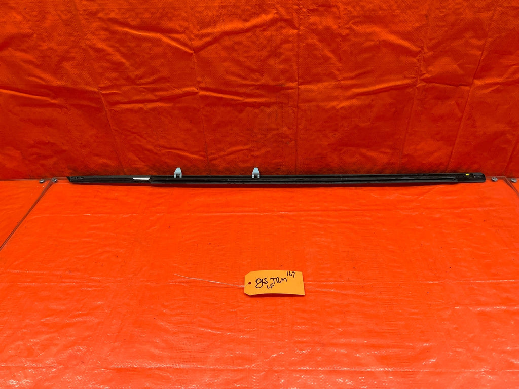98 02 HONDA ACCORD SEDAN   DRIVER LEFT REAR DOOR EXTERIOR WINDOW TRIM   OEM #1679