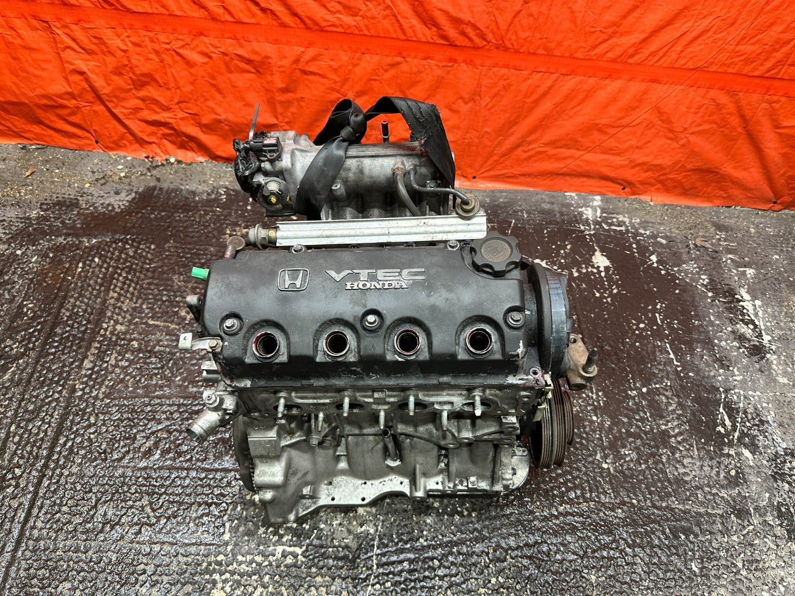 92 95 HONDA CIVIC EX 1.6L D16Z6 SOHC VTEC ENGINE MOTOR LONG BLOCK OEM FACTORY0