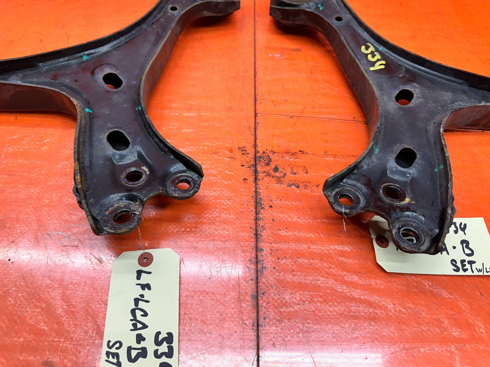 13 15 HONDA CIVIC SI 4D 2.4L FRONT LEFT RIGHT LOWER CONTROL ARM SET OEM #33412