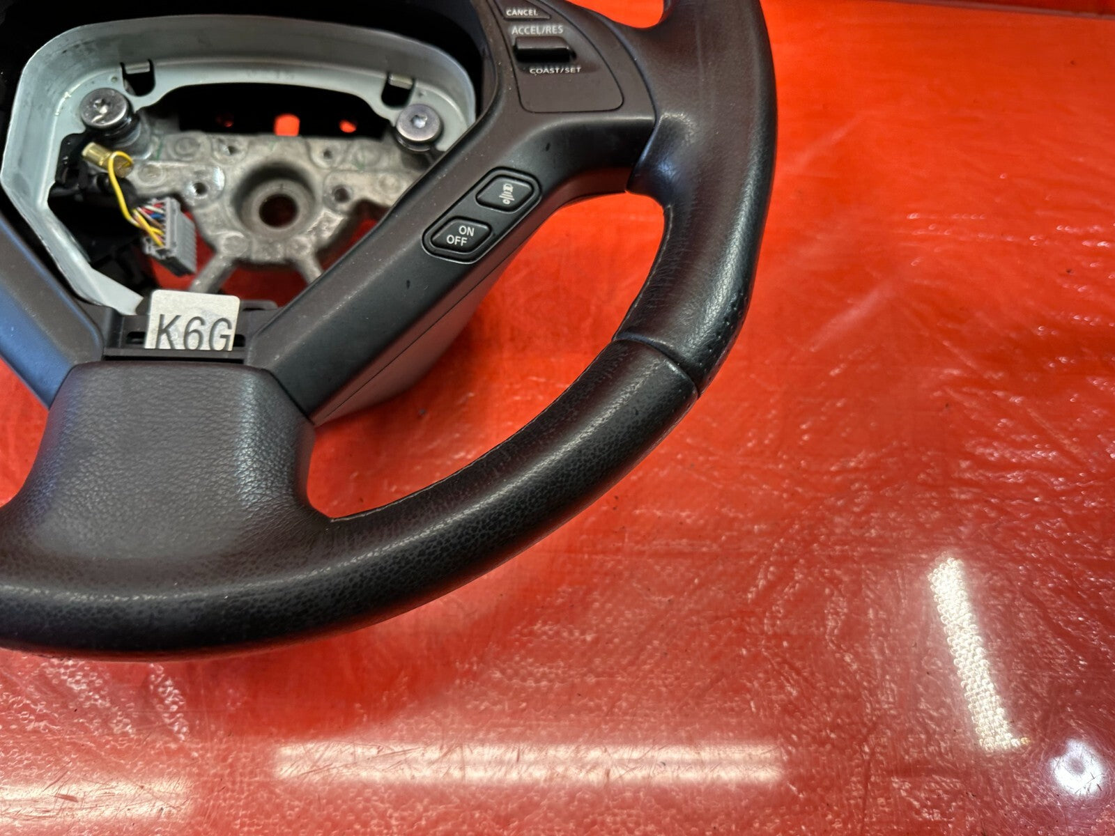 08 15 INFINITI G37 & Q60    2D COUPE  STEERING WHEEL   READ DESC   OEM #1885