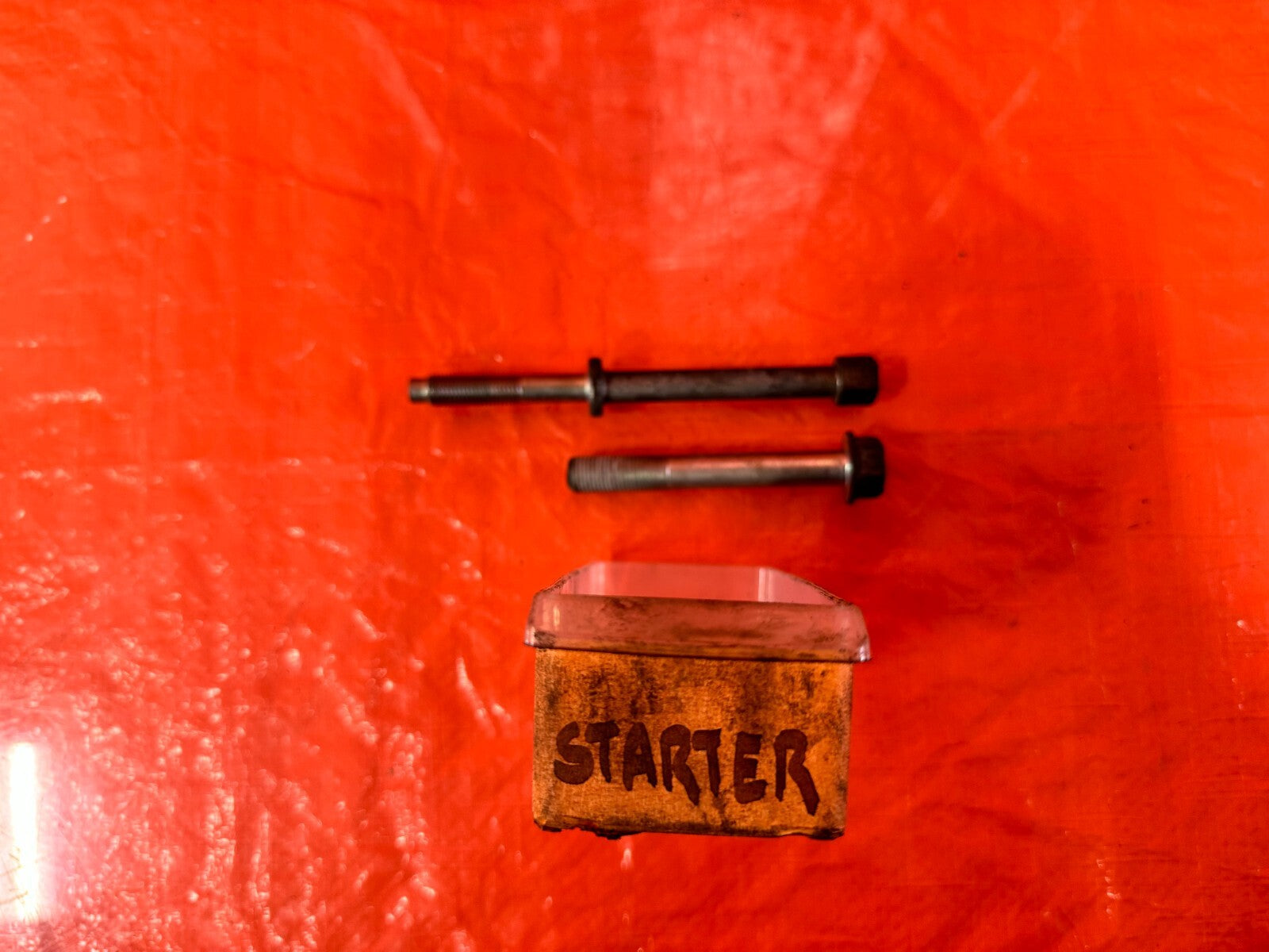 09 14 ACURA TSX   K24Z3 ENGINE STARTER BOLT SET BOLTS   OEM FACTORY #2790
