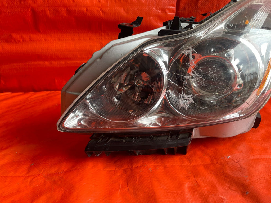 08 10 INFINITI G37 SPORT S 2D DRIVER LEFT HEADLIGHT HEADLAMP NON AFS OEM  FLAW!8
