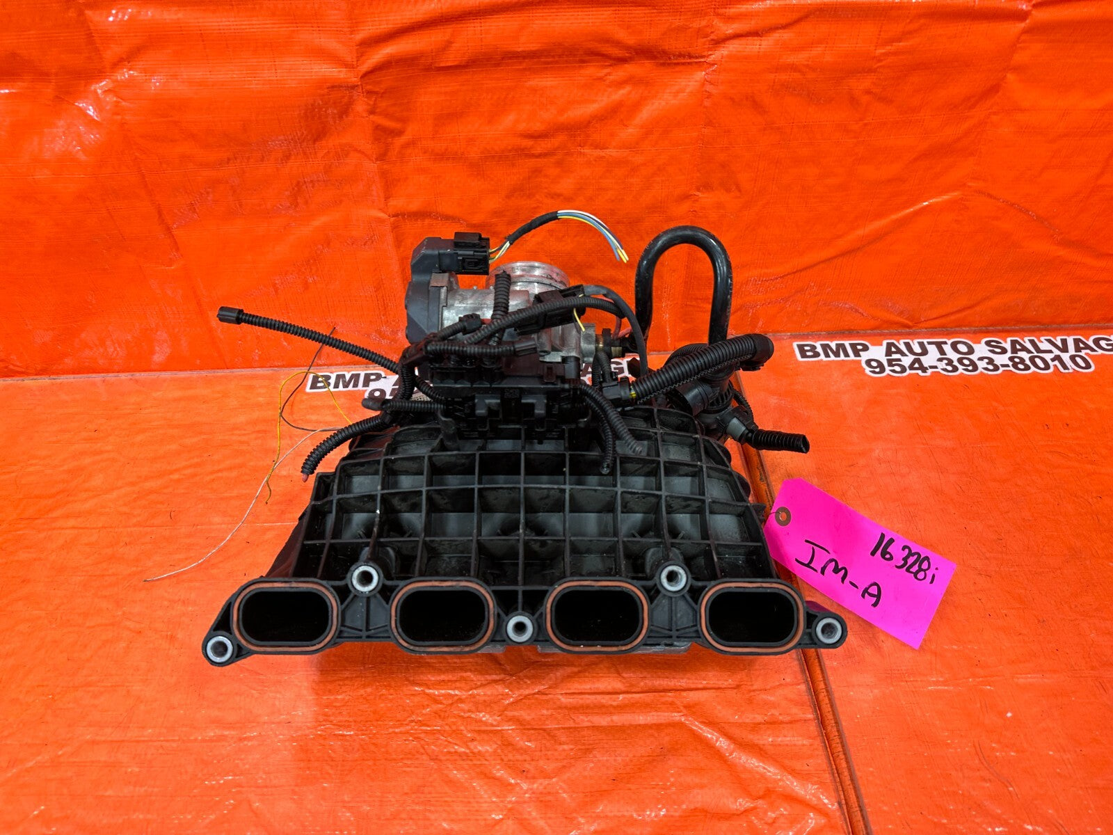 2016 16 BMW 328i   INTAKE MANIFOLD ASSEMBLY W/ THROTTLE BODY   OEM FACTORY7