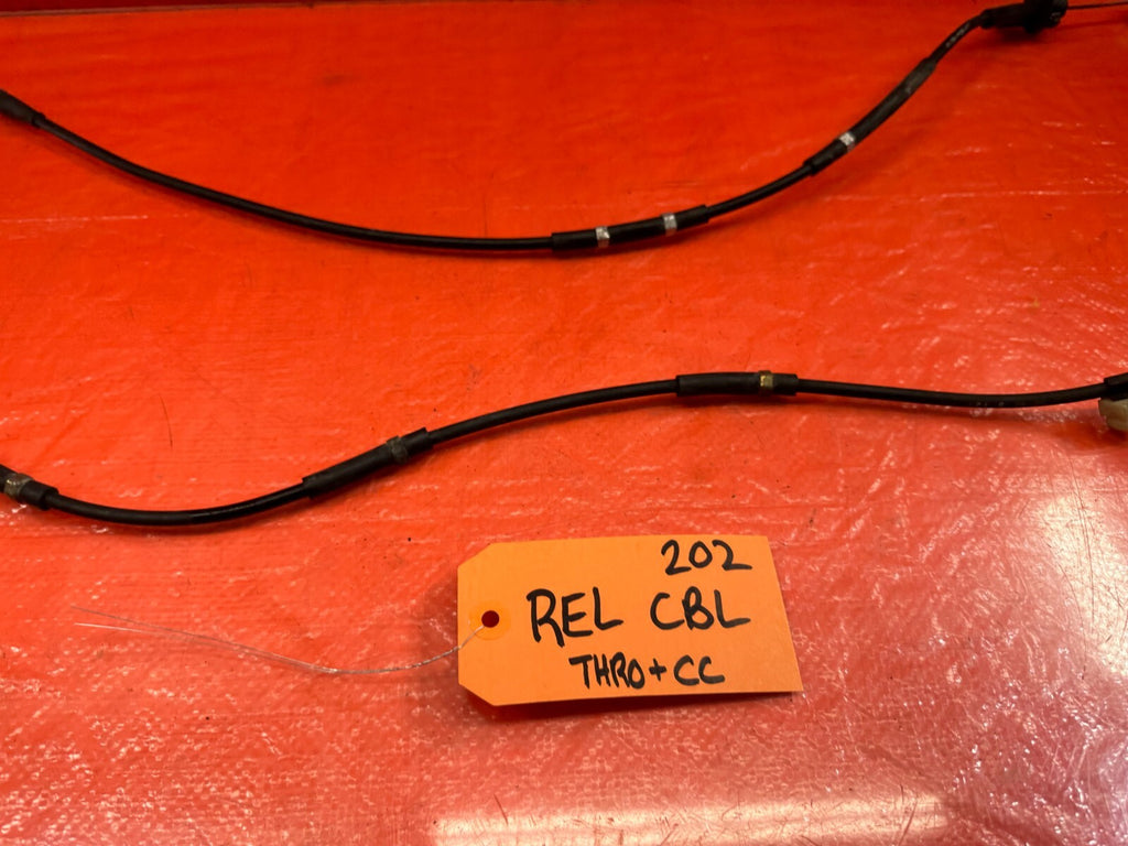 99 00 HONDA CIVIC SI EM1 B16A2 CRUISE CONTROL & THROTTLE CABLE   OEM FACTORY 2027