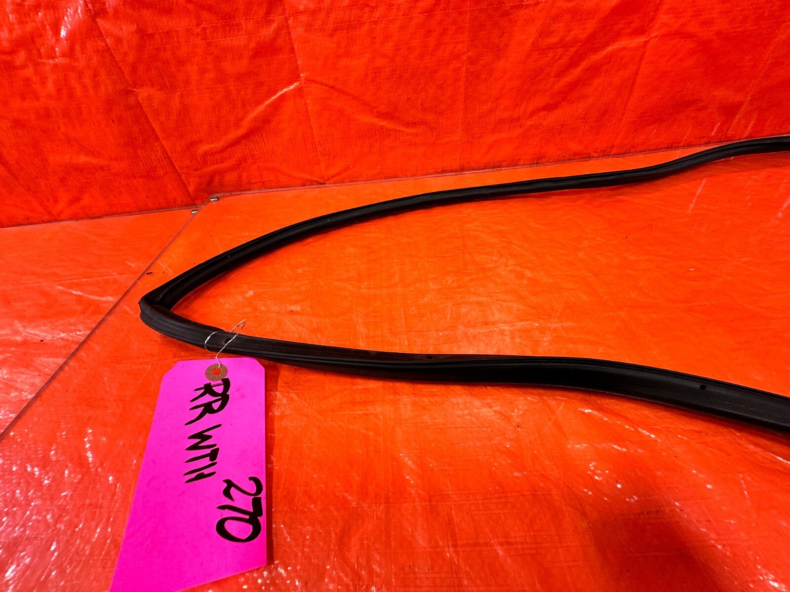06 11 CIVIC 4D SEDAN   PASSENGER RIGHT REAR WEATHER STRIP SEAL GASKET OEM #2705