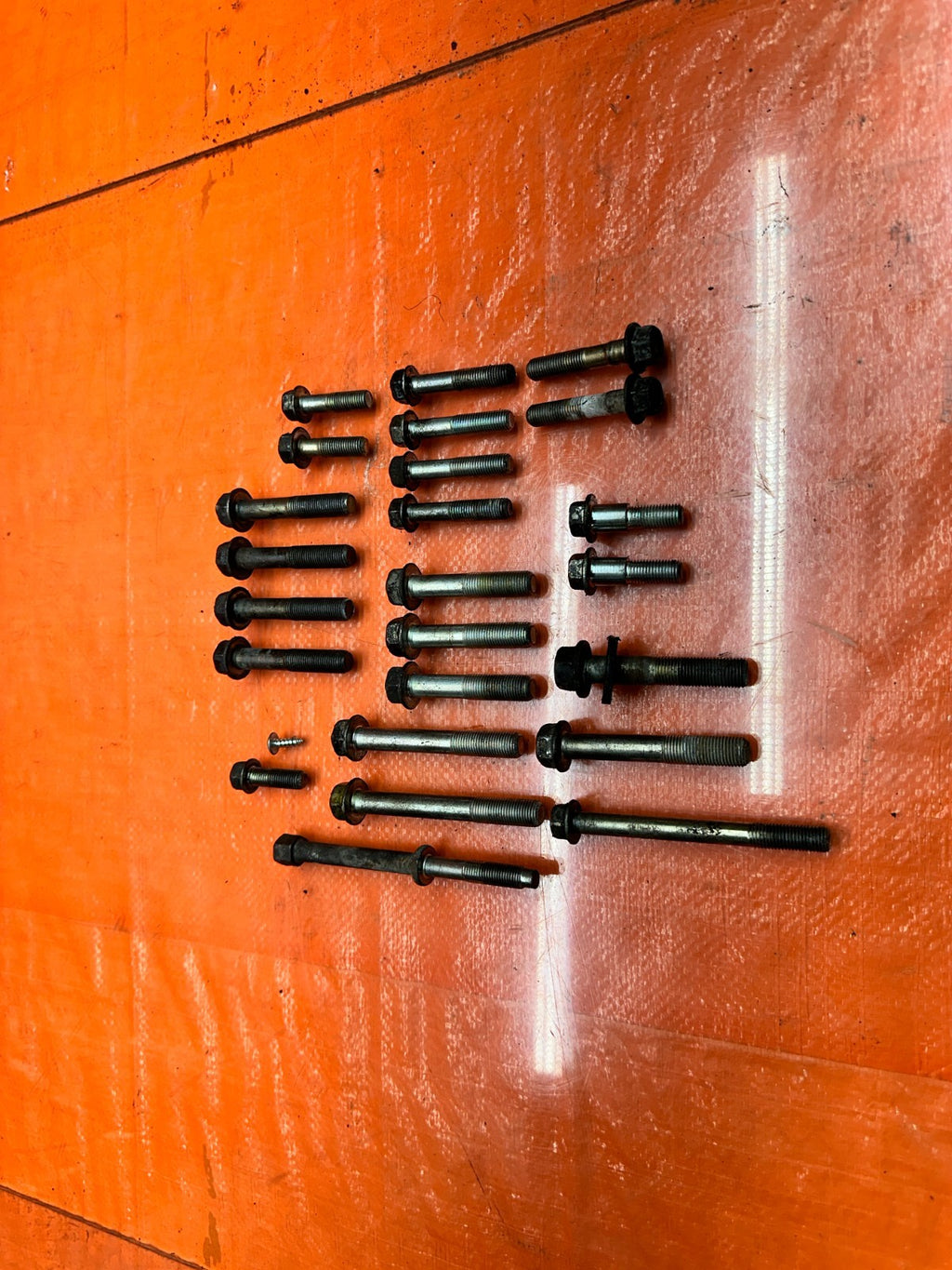 04 08 ACURA TSX 2.4L TRANSMISSION & MIDSHAFT MOUNTING BOLTS OEM #3304