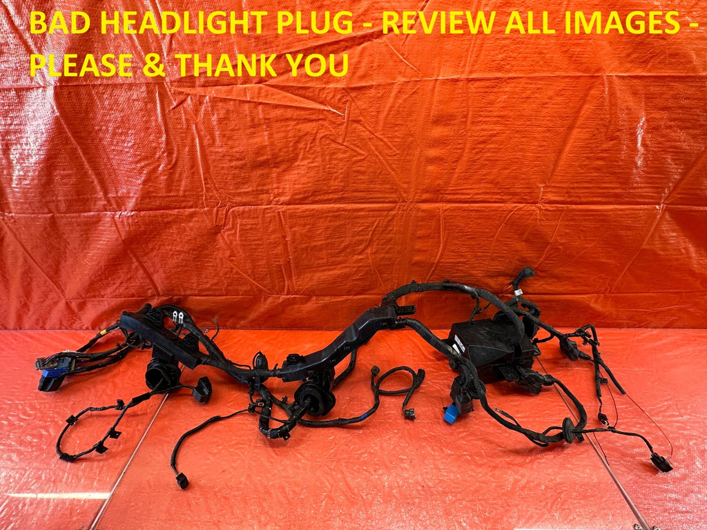 14 16 HYUNDAI GENESIS COUPE 3.8L AT ENGINE BAY UNDER HOOD WIRE HARNESS LOOM #2190