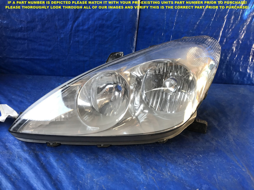 OEM 2005 2006 05 06 LEXUS ES330 HALOGEN MODEL DRIVER LEFT HEADLIGHT L LH 0