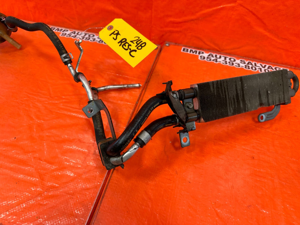 08 15 INFINITI G37 2D   POWER STEERING FLUID OIL COOLER W/ TANK   OEM #2488