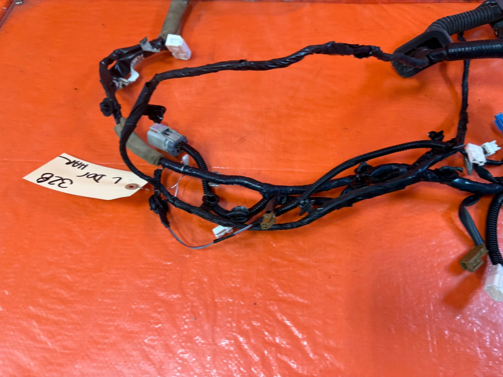 08 15 INFINITI G37 Q60 COUPE DRIVER LEFT FRONT DOOR WIRING HARNESS WIRE LOOM 3285