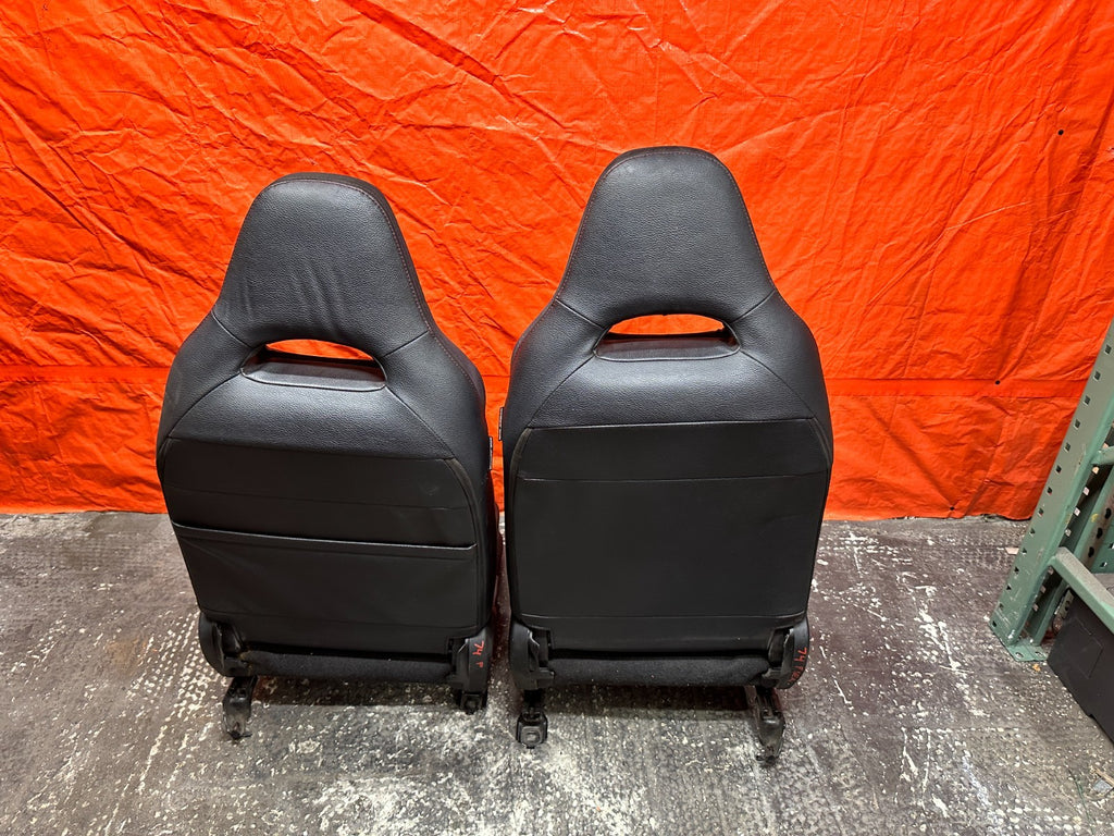 08-14 SUBARU IMPREZA WRX STI FRONT SEATS PAIR DRIVER PASSENGER OEM #7416