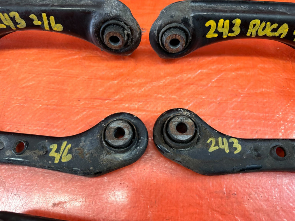 1989 89 HONDA CRX DX HF   REAR UPPER LOWER COMPENSATOR ARMS LEFT RIGHT OEM #2437