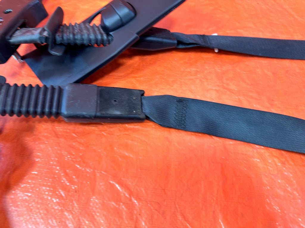 14 23 INFINITI Q50 LEFT & RIGHT FRONT SEAT BELTS SAFETY BELT BLACK OEM FACTORY +6