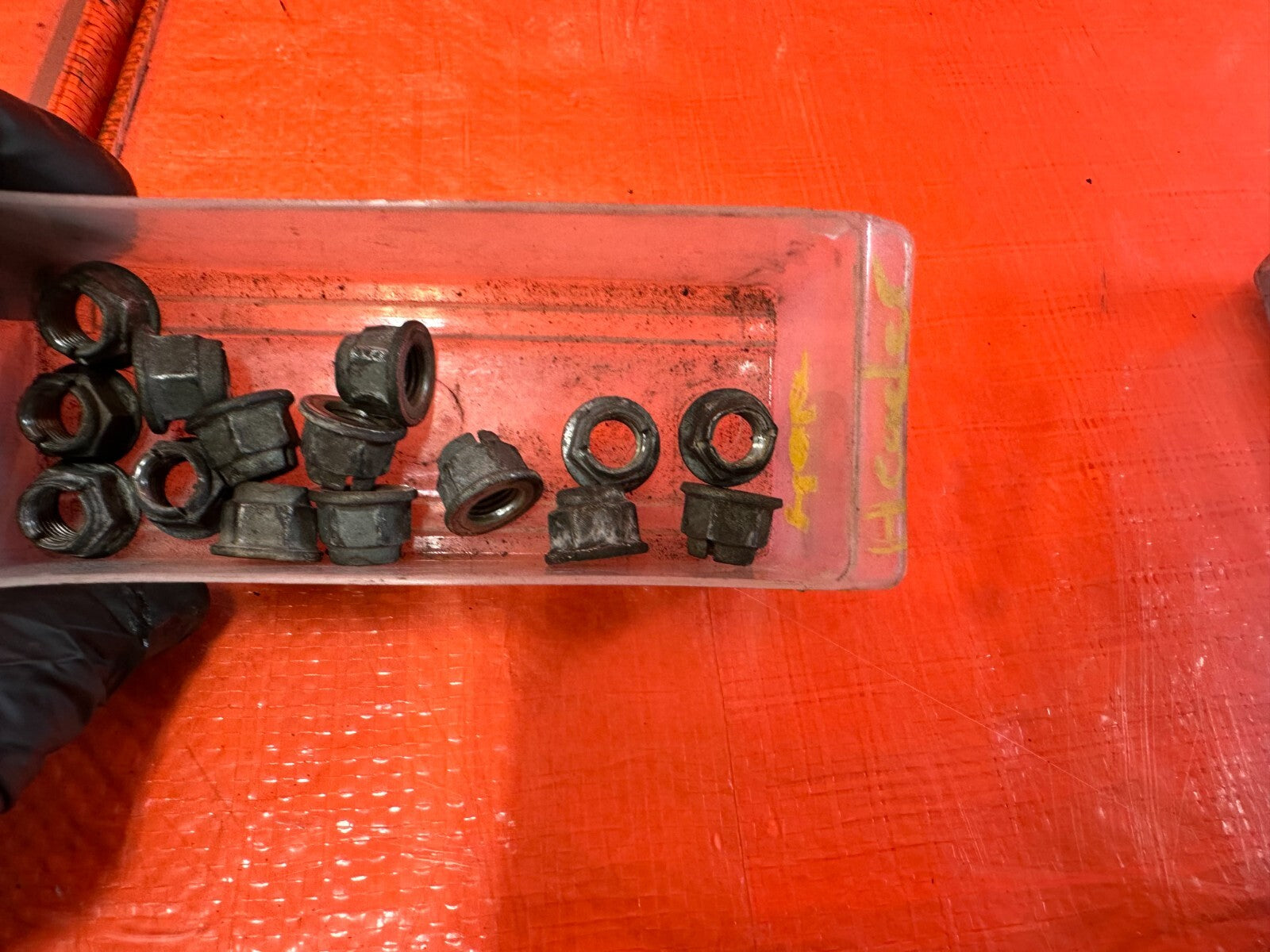 02 10 LEXUS SC430   EXHAUST MANIFOLD HEADER BOLT SET BOLTS HARDWARE   OEM #2614