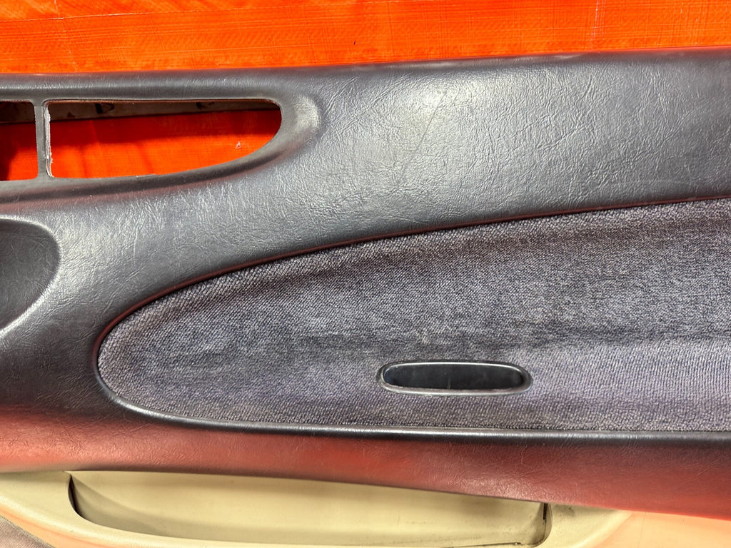 92 94 HONDA PRELUDE   PASSENGER RIGHT DOOR PANEL CARD INSERT OEM FACTORY #2739