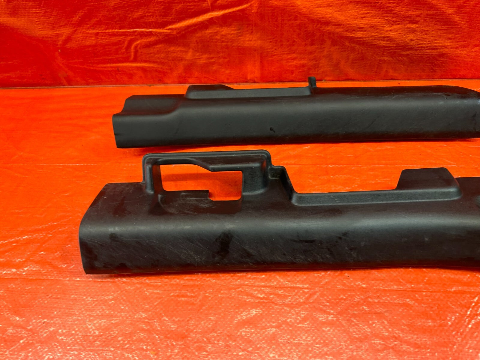 08 15 LANCER EVOLUTION X EVO 10   LEFT AND RIGHT FLOOR PILLARS SCUFF PLATES #21414