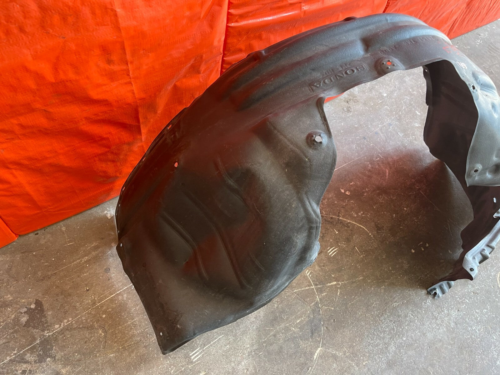 11 13 HONDA ODYSSEY   DRIVER LEFT FRONT   FENDER LINER SPLASH GUARD SHIELD   OEM6