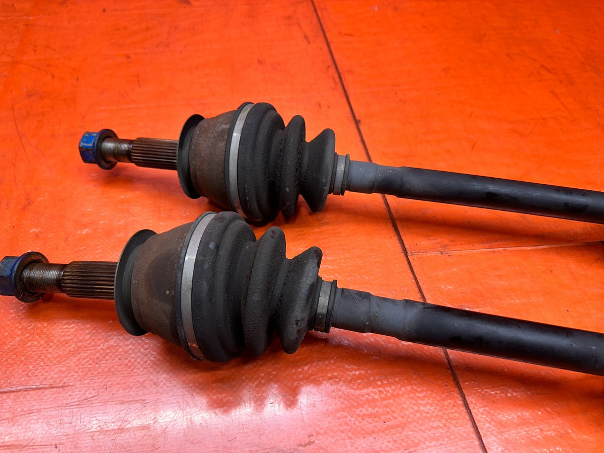 03-08 NISSAN 350Z 3.5L 6 SPEED MANUAL REAR AXLE DRIVE SHAFTS PAIR OEM #3466