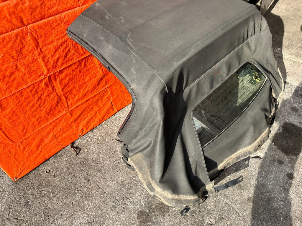 00 09 HONDA S2000   SOFT TOP CONVERTIBLE TOP W/ REAR GLASS AND MOUNTING FRAME11