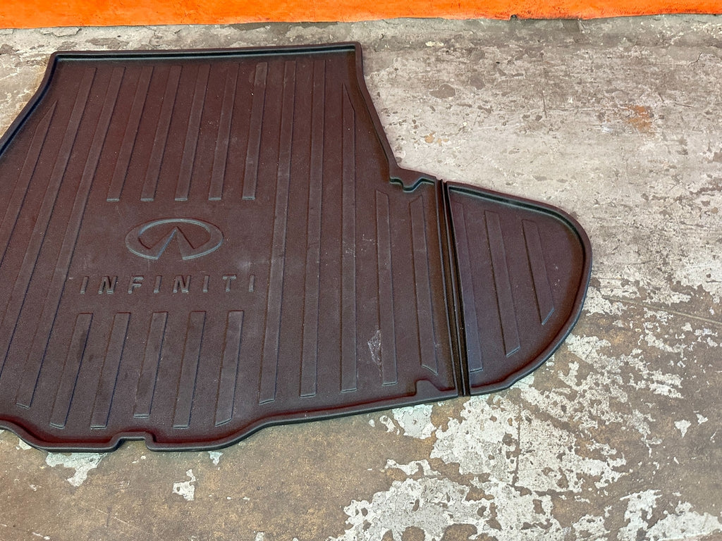 14 20 INFINITI Q50   ALL SEASON / WEATHER   REAR TRUNK MAT LINER LINING OEM #1855