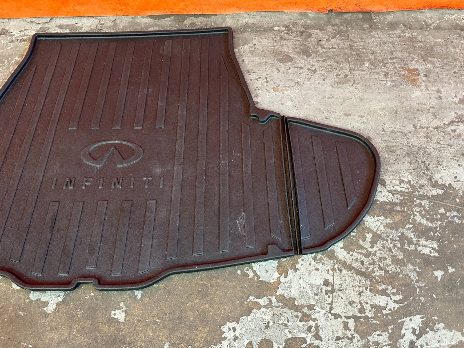 14 20 INFINITI Q50   ALL SEASON / WEATHER   REAR TRUNK MAT LINER LINING OEM #1855