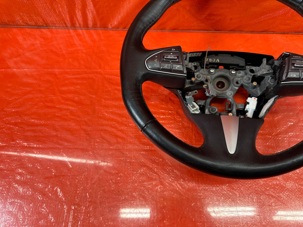 2017 17 INFINITI Q50 RED SPORT 400 RWD   STEERING WHEEL   NON HEATED   OEM #1857