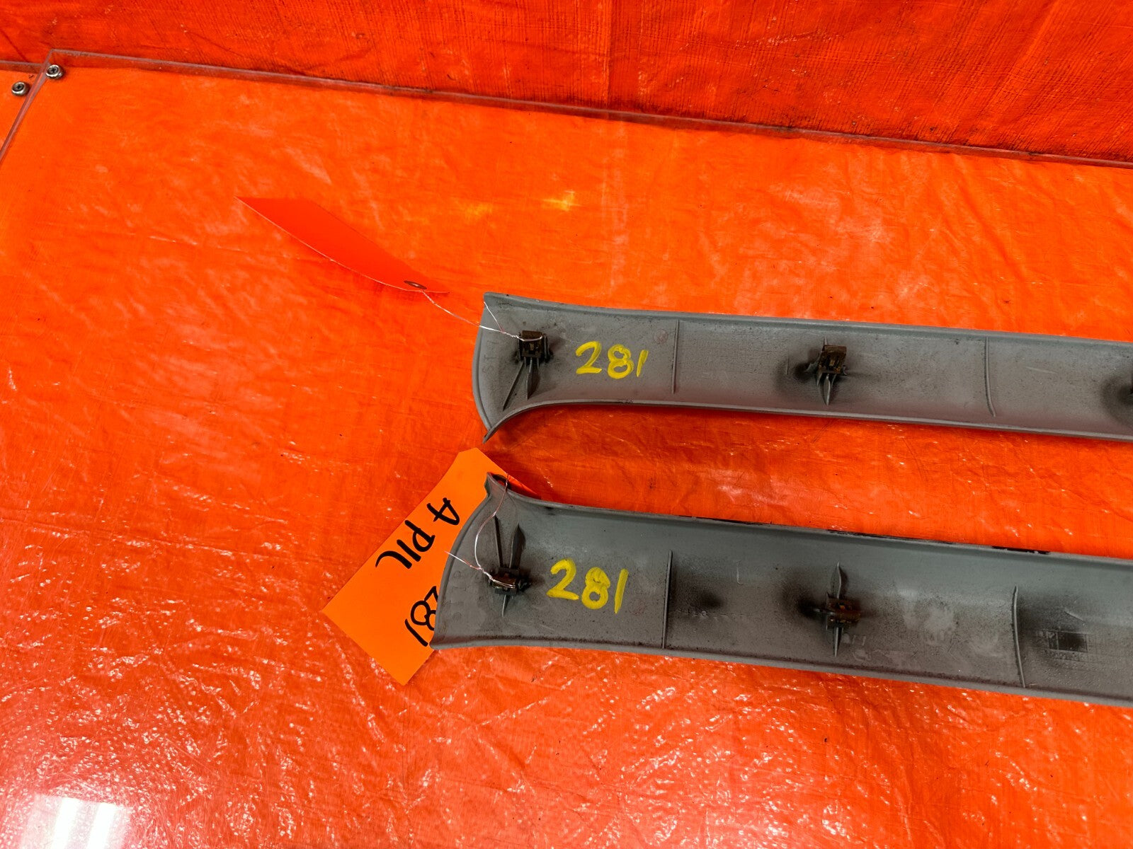 94 01 ACURA INTEGRA   2 DOOR MODEL   A PILLARS TRIM   LEFT & RIGHT    OEM #2817