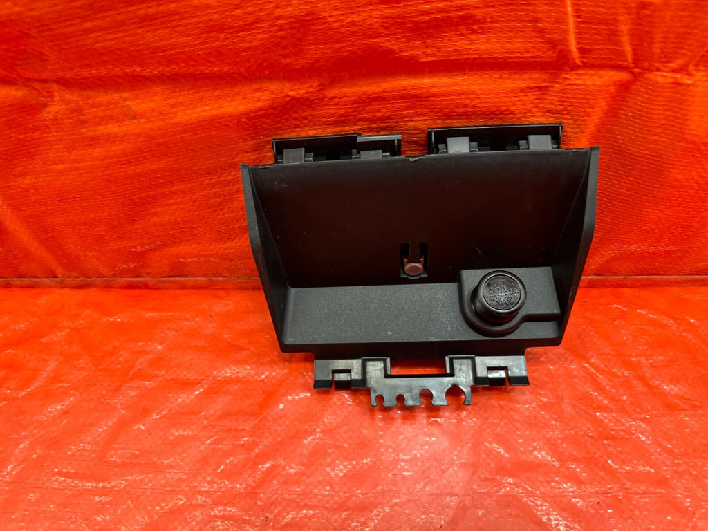 12 21 SUBARU WRX & STI SEDAN   CENTER CONSOLE TRIM TRAY PANEL W/ 12 V OEM #1805