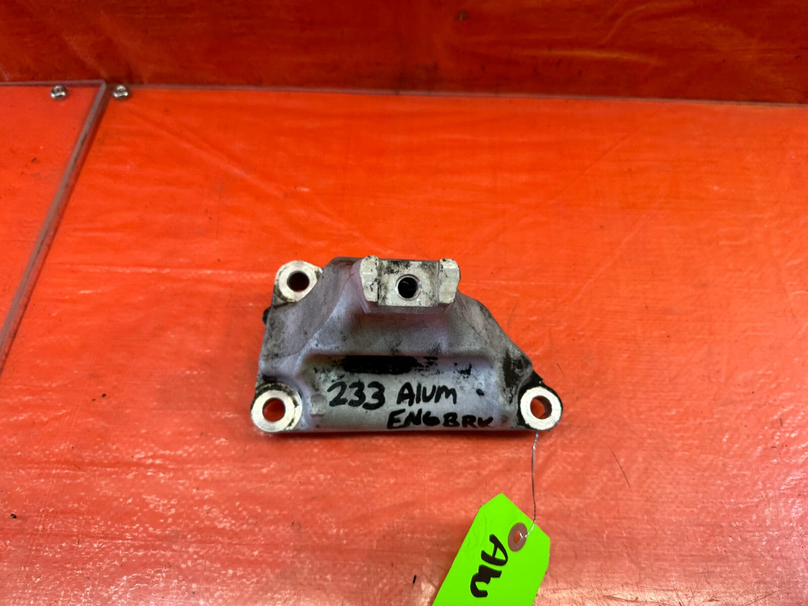 09 14 ACURA TSX 2.4L MANUAL FRONT ALUMINUM ENGINE MOUNTING BRACKET BRACE OEM 2333